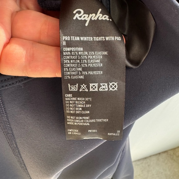 New Never Worn Rapha Pro Team Winter Tights with Pad II large men’s - Picture 5 of 6